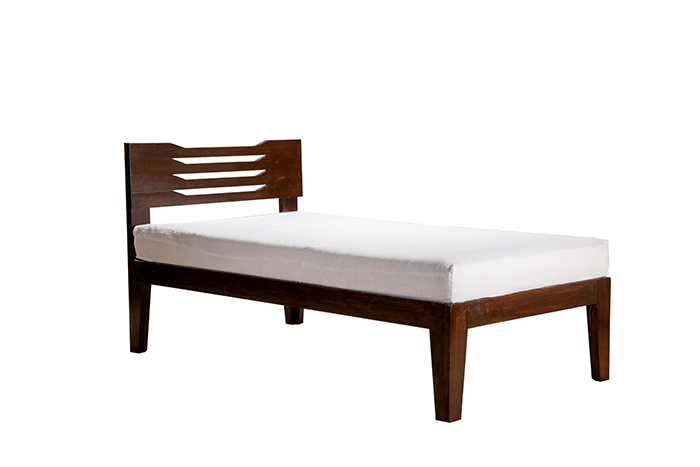 TR Teak Ãlvaro Single Bed Non Storage